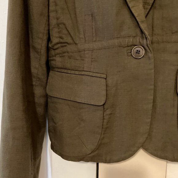 CLUB MONACO SIZE 0 KHAKI GREEN - Picture 4 of 15